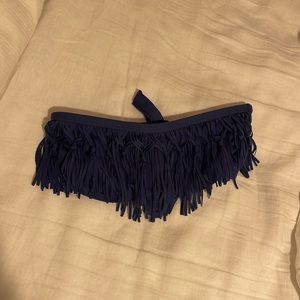 L space fringe tube top